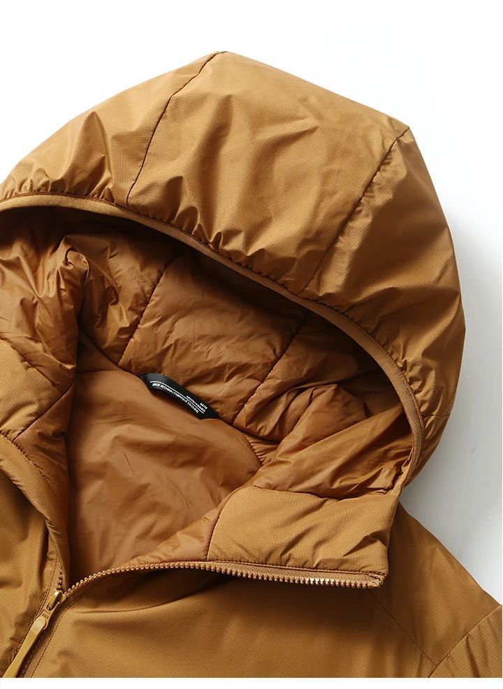 Winter Men's Women's  Unisex Lightweight Cotton Jacket Water-Resistant Hooded Design Windproof Warm Cotton Coat Fashion Trendy Men's Outerwear Lightweight Thermal  Cotton-Padded