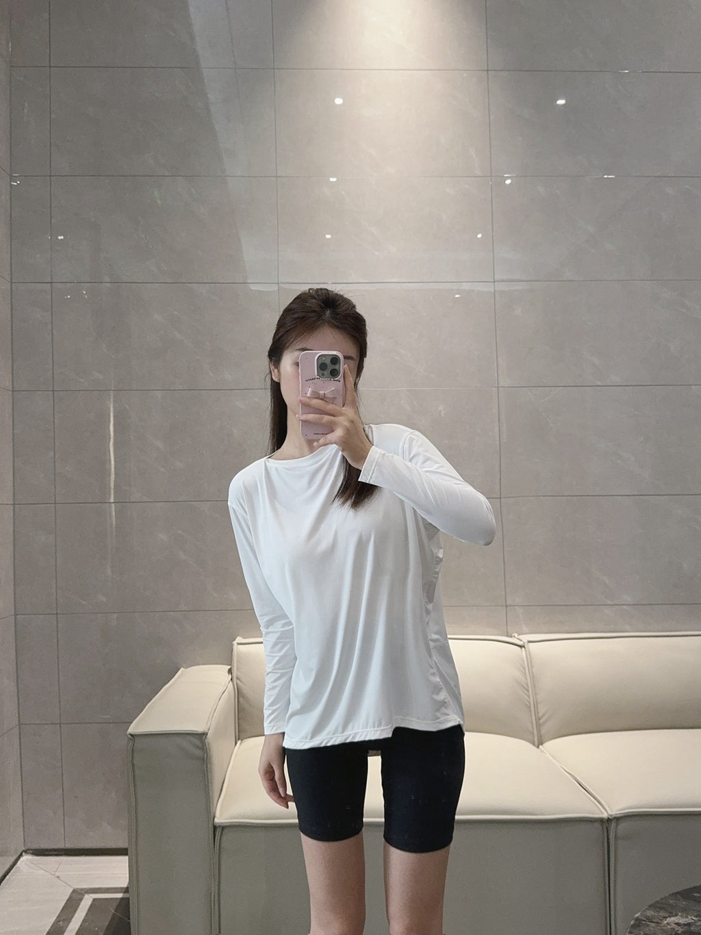 Action Yoga Wear Sun Protection Cool Sports Top Long Sleeve Versatile Base Layer Casual active wear woman