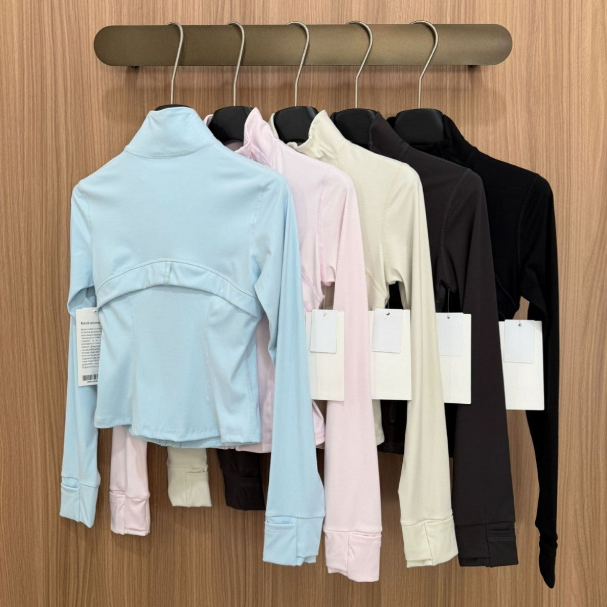 *Define Canada Short Style Cropped Yoga Sports Jacket Women's Slim Stand Collar Fitness Jacket Spring Women