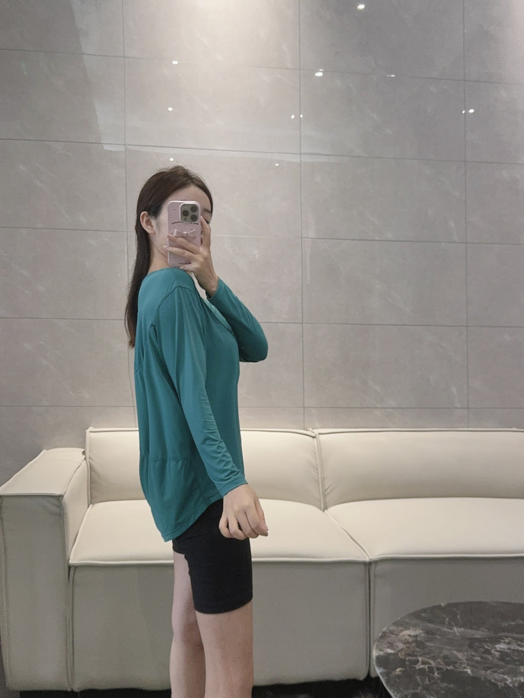 Action Yoga Wear Sun Protection Cool Sports Top Long Sleeve Versatile Base Layer Casual active wear woman