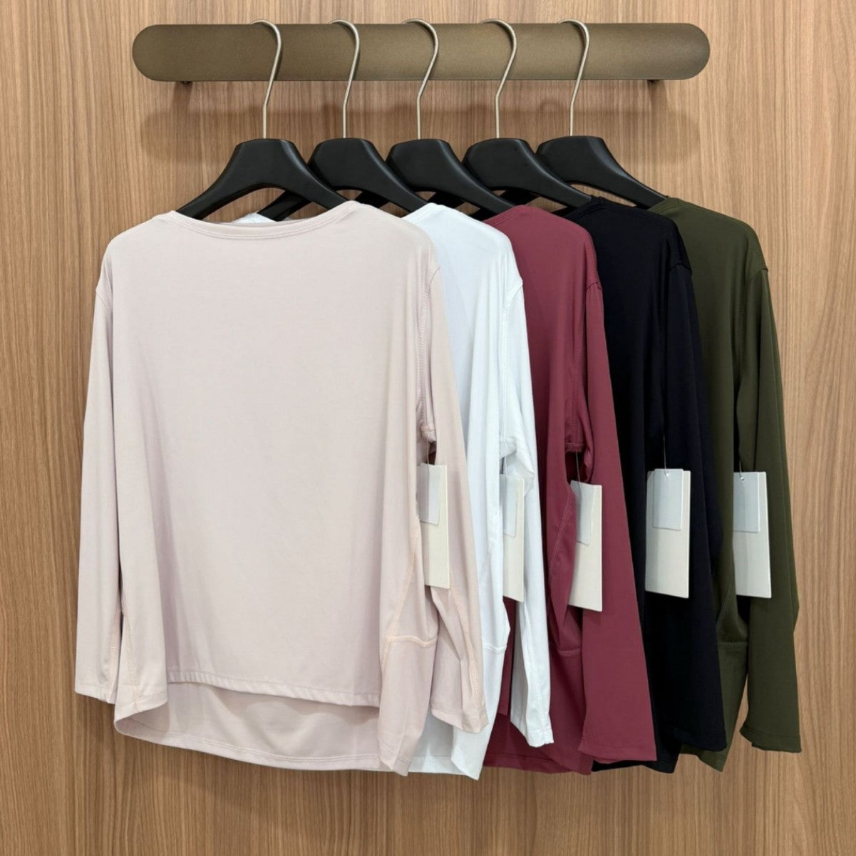 *lulu Same Style Action Loose Sun Protection Long Sleeve Women's Turtle Neck Sports Running Fitness Quick-Dry Breathable T Shirt