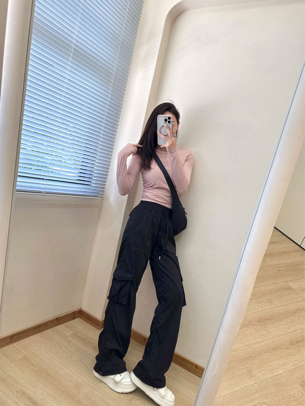 Dance Studio Workwear Loose Pants Lightweight Outdoor Quick-Dry Casual Sports High-Waist Drawstring Straight-Leg Pants for Women