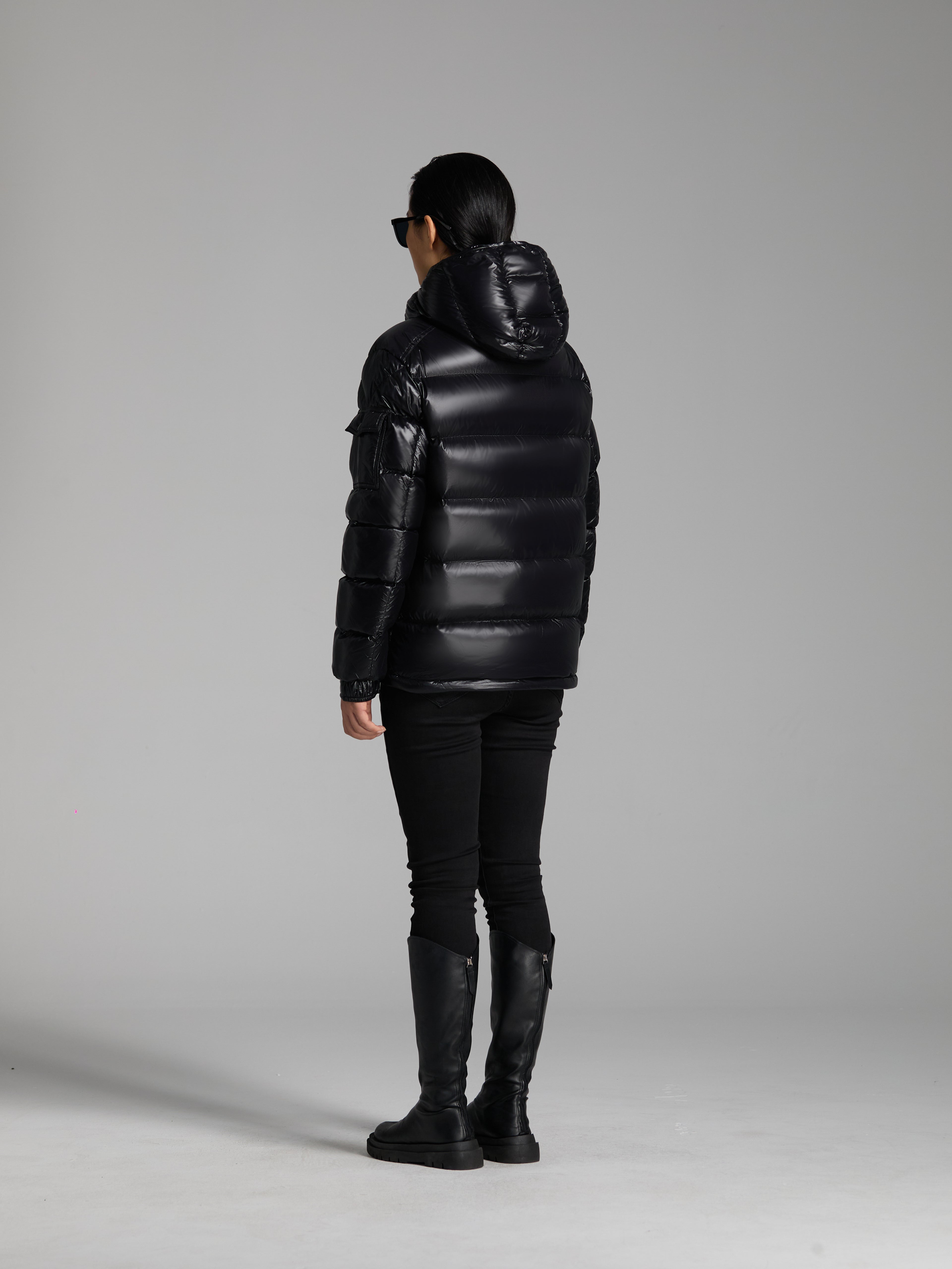 Goose DownJacket with Hat Zipper Man Woman Unisex Endurable Easy Clean Warm Light