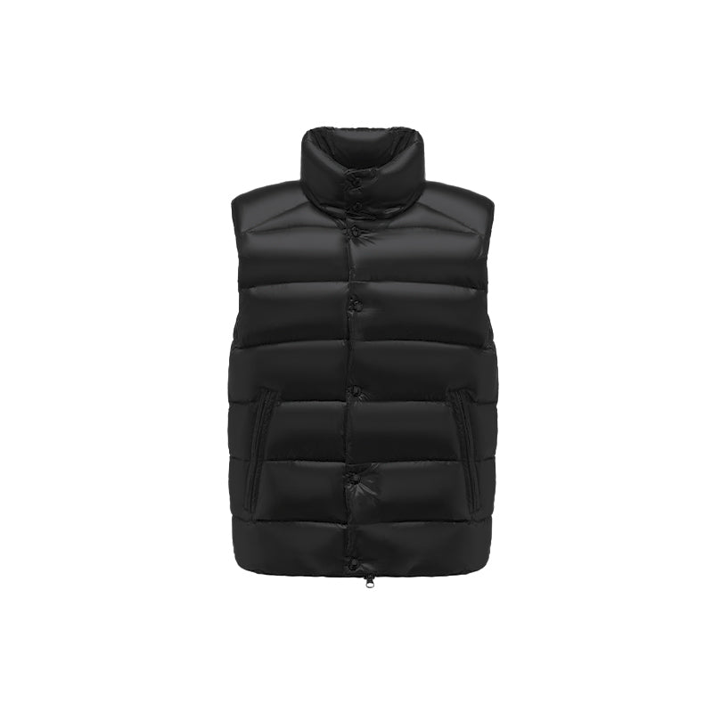 Goose Down Vest Jacket Puffy Vest Flulffy Warm Easy Clean Unisex 850FP model 1927