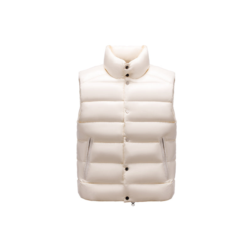 Goose Down Vest Jacket Puffy Vest Flulffy Warm Easy Clean Unisex 850FP model 1927