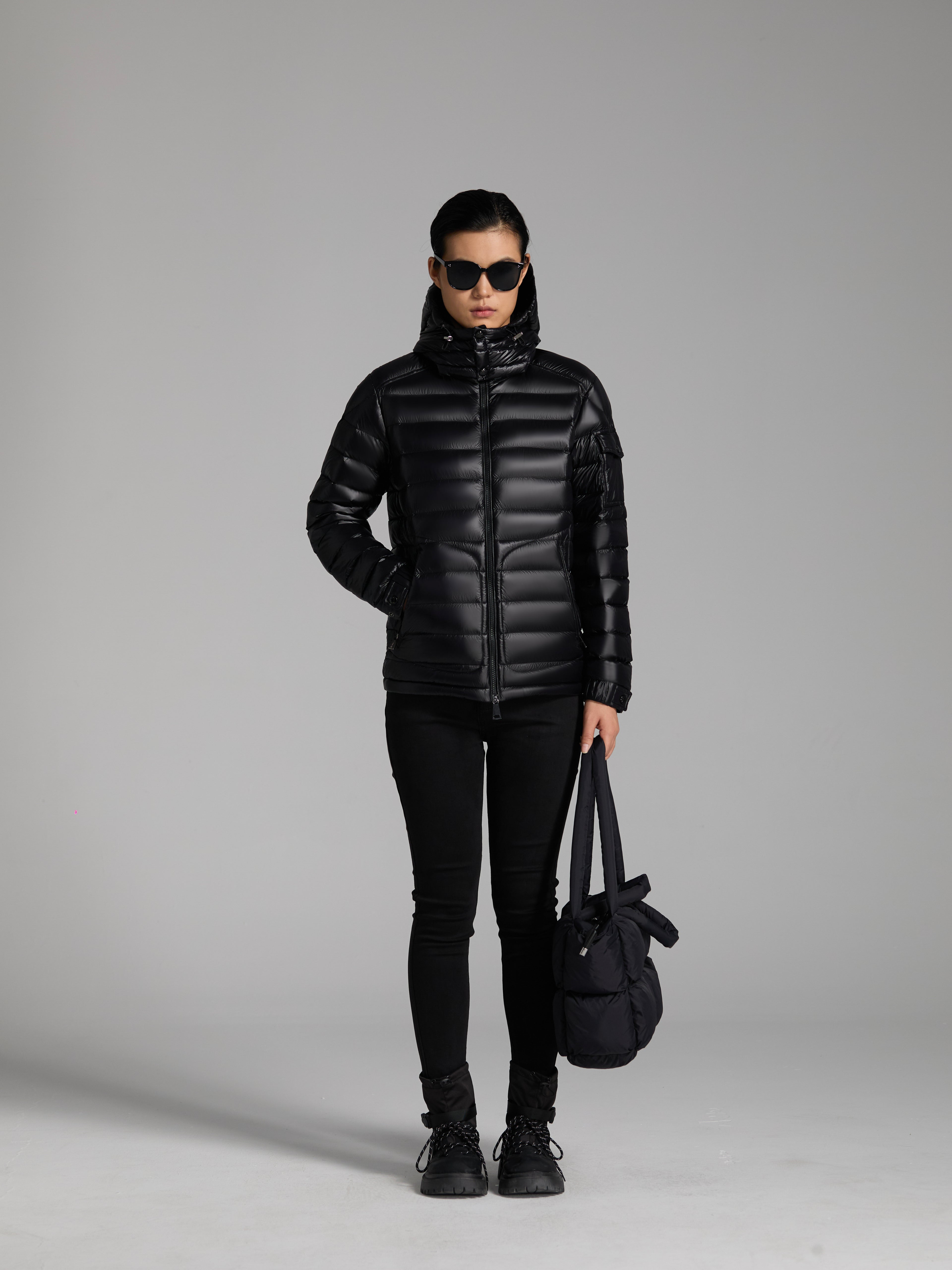 Goose Down Jacket  puffer Unisex Man Woman FluffyLight Warm With Hat Pockets Easy Clean