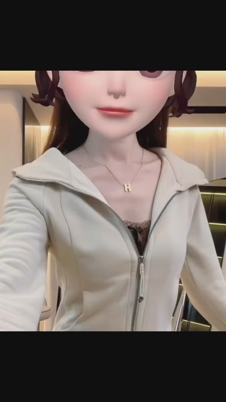 Women’s Slim Fit Thermal Fleece Hoodie 3D Ergonomic Jacket with Side Ribbed Panels Snatched Waist Workout Top for Gym, Yoga & Commute