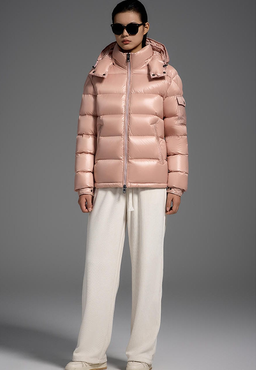 Goose DownJacket hooded  Women Endurable Easy Clean Warm Lightweight 850FP model 1903